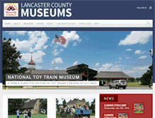 Tablet Screenshot of lancastercountymuseums.org